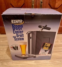 EZETIL EBCD 230V BeerCooler Bierzapfanlage schwarz inkl Patronen nie benutzt