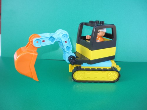 Lego duplo baustelle - baustelle, radlader