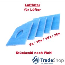 5x - 25x Luftfilter Staubfilter für Limodor Limot Lüfterserie F Typ D, LF, ELF