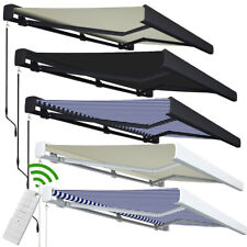 vidaXL 3 bis 5m Elektrische Markise Gelenkarm Alu Vollkassettenmarkise mit Motor