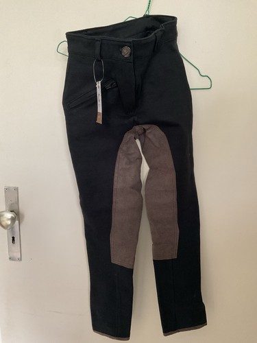 Kinder reithose schwarz braun - reithose, schwarz-braun