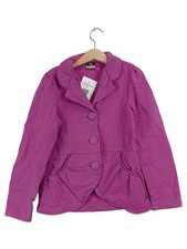 JAKO-O Mädchen Blazer Jacke Kinder Gr. 128/134 Lila Casual Baumwolle