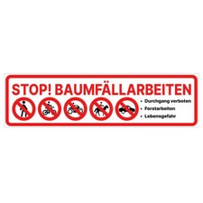 Forstarbeiten Banner