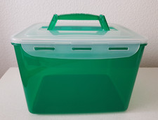 LOCK & LOCK Vorratsdose Frischhaltedose 10 l Box mit Griff Smaragdgrün