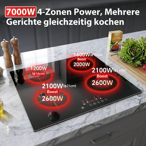 60cm induktionskochfeld - 60cm,