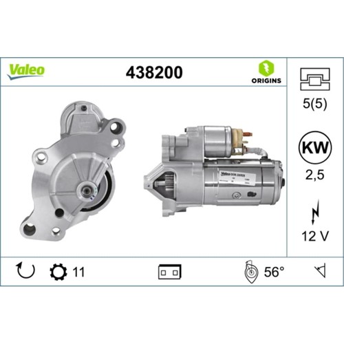 Starter valeo 438200 - starter,