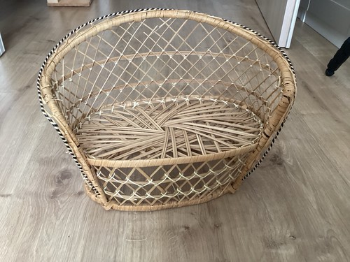 Vintage puppen rattan - vintage,