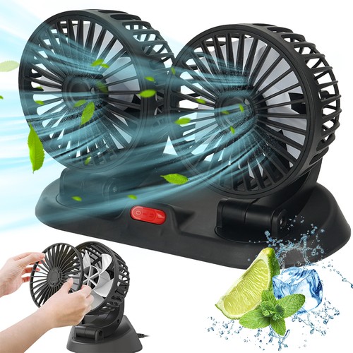 Auto doppellüfter 12v 24v - 12v, usb