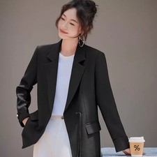 Eleganter schwarzer Blazer mit