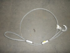  Qualitäts Drahtseil Stahl 2,20 m x 18 mm  Abschleppseil Baumseil