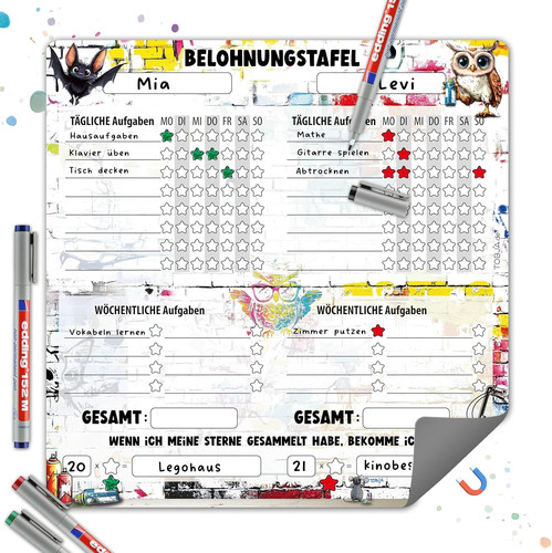 Belohnungstafel kinder - belohnungstafel,