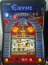 Geldspielautomat Egypt Fun, guter Zustand mit Schlüssel und neuer Datenbank