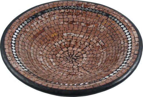 Runde mosaikschale - runde,