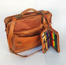 Harold's Leder-Aktentasche