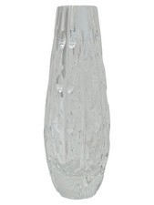 Elegante Glasvase Oval Transparent 18cm Uni Markenlos