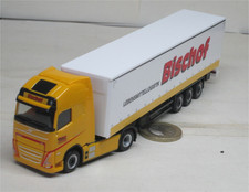 Herpa: 319348   	Volvo FH GL XL electric Gardinenplanen-Sattelzug mit Bordwänden