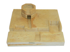 WK1 - WK2 Diorama Rohling Schützengraben Bunker Ruine Grundplatte ( HO )  1:35