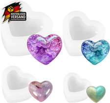 Herz Silikonform 3D Gießform