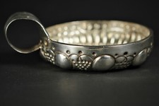 Old french massiv silver wine