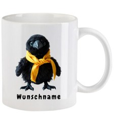 Tasse mit rabe - mit,