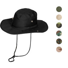 MFH Buschhut mit Kinnband Schlapphut Tropenhut Boonie Fischerhut Sonnenhut Hut 
