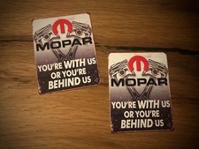 2x MOPAR Motor Aufkleber