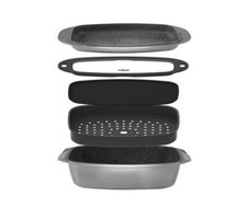 STONELINE® Bräter- und Back-Set 5-tlg. Aluguss Bräter 39,2x22,2 cm II Wahl 21620