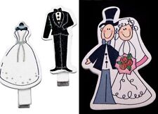 Deko Braut Bräutigam Brautpaar Hochzeit Klammer Scrapbooking