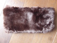 Kunstfell Schlupfschal Schal braun Neu JustFAB Kuschelschal Pelzoptik