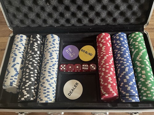 Pokerkoffer 500 chips - 500,