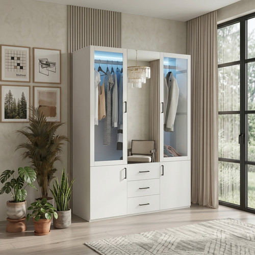 Garderobenschrank mit spiegel - garderobenschrank,