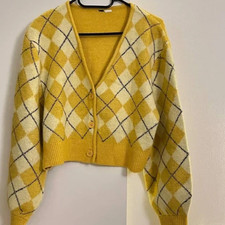 Cardigan gelb 36 kurz H&M