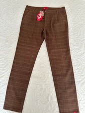 Neu Esprit Chino Damenhose Hose Kariert  Gr.  38 - 40