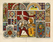 Antique Print-Several artworks