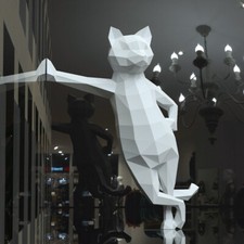 Führungsebene 3D Cat Paper