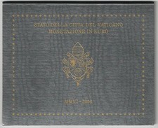Vatikan KMS 2006 Kursmünzensatz 1 Cent -2 Euro im original Blister - Top Zustand