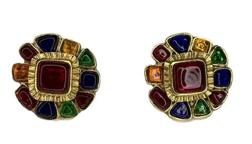 Chanel ohrringe gripoix - ohrringe,
