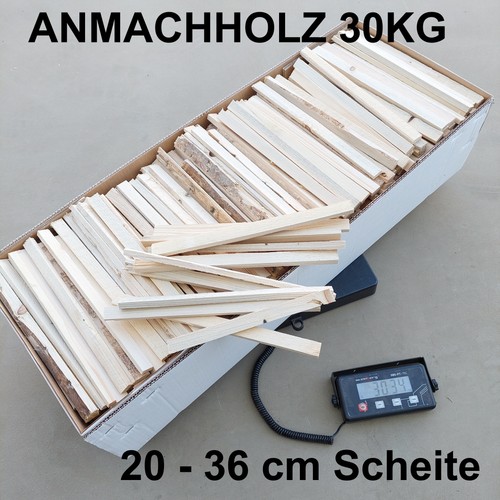 Anmachholz 30kg fichte mit - 30kg,