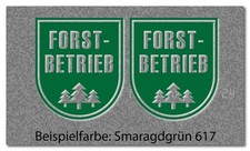 2 Aufkleber Forstbetrieb Forst