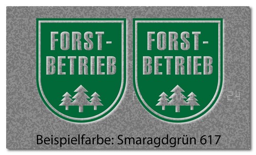 Aufkleber forstbetrieb forst - aufkleber,