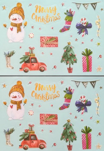60x weihnacht sticker 03 - 60x, 03-03