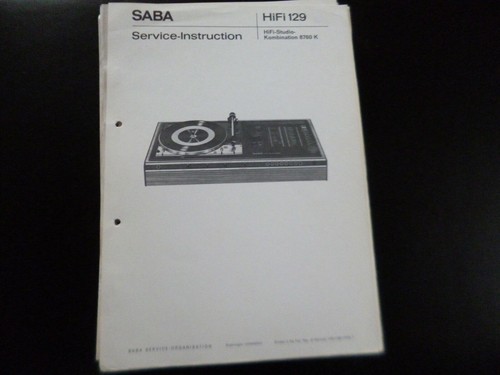 Original service manual - service,