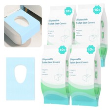 Toilettensitzbezug Einweg WC Toiletten Sitz Auflage 40 Stück 60x40cm