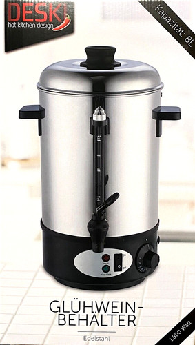 Glühweinkocher edelstahl - 8,