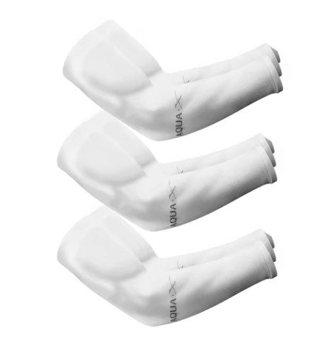 Paar eis seiden armstulpen - paar,