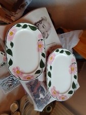 Villeroy & Boch Wildrose Fleischplatte mittelgroß, 22x33cm