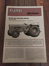 Original Prospekt Kramer 600