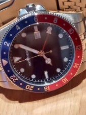 Watch people uhr. Dual Time. Role... Style...Blau Rote Lünette  !!