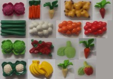 Playmobil Ersatzteile Obst+Gemüse für Bauernhof,Zoo,Tierklinik 4055, 5005, 4190