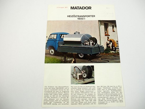 Tempo matador heizöl - matador,